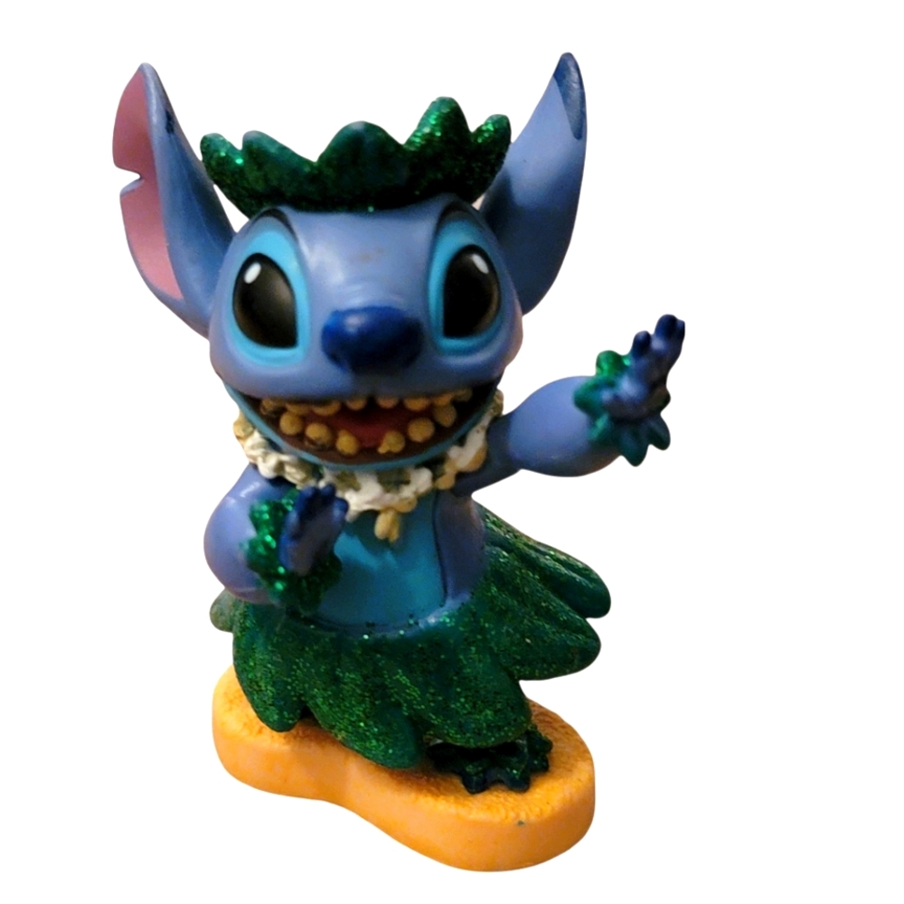 Disney Lilo & Stitch Blue Hula Dancing Stitch Koala Plastic Action Figure ToyB